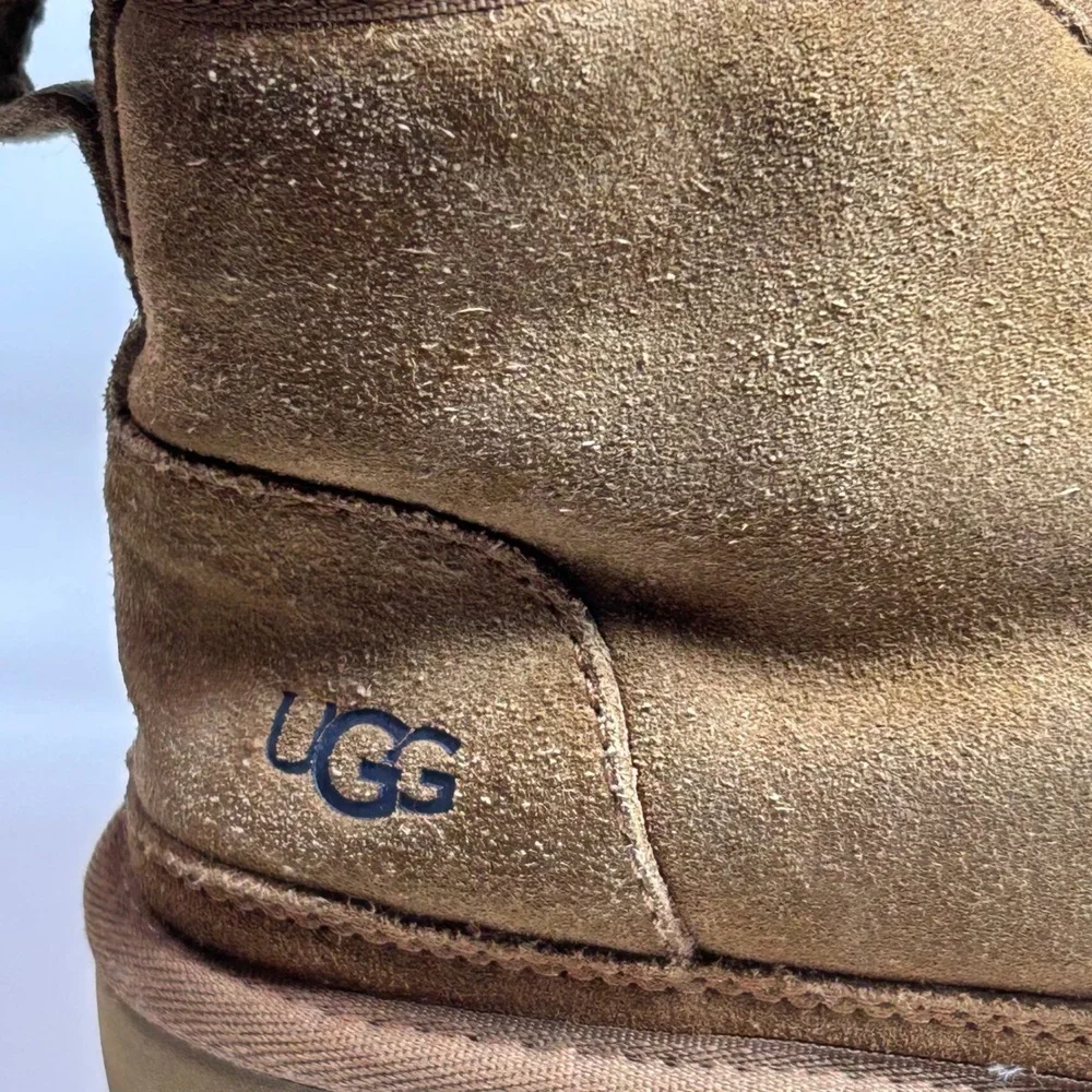 Ugg Neumel Chestnut Suede Lace Up Chukka Boots Mens 6 1017320K